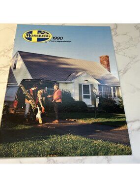 1990 MOSSBERG FIREARMS CATALOG, MODEL 5500 MKII SEMI AUTO